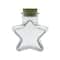 16 Pack: 5oz. Clear Glass Star Bottle with Cork by Ashland®